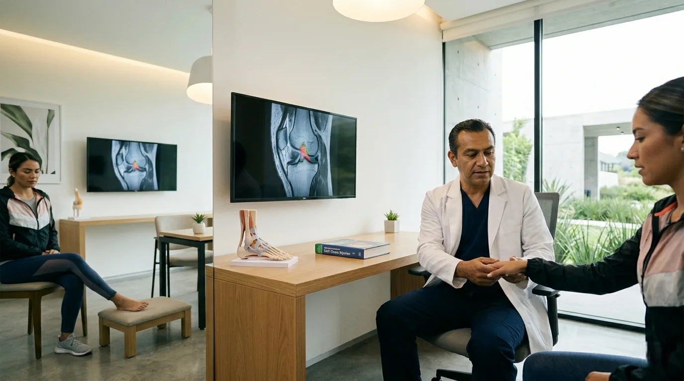 Lesión de ligamentos en CDMX